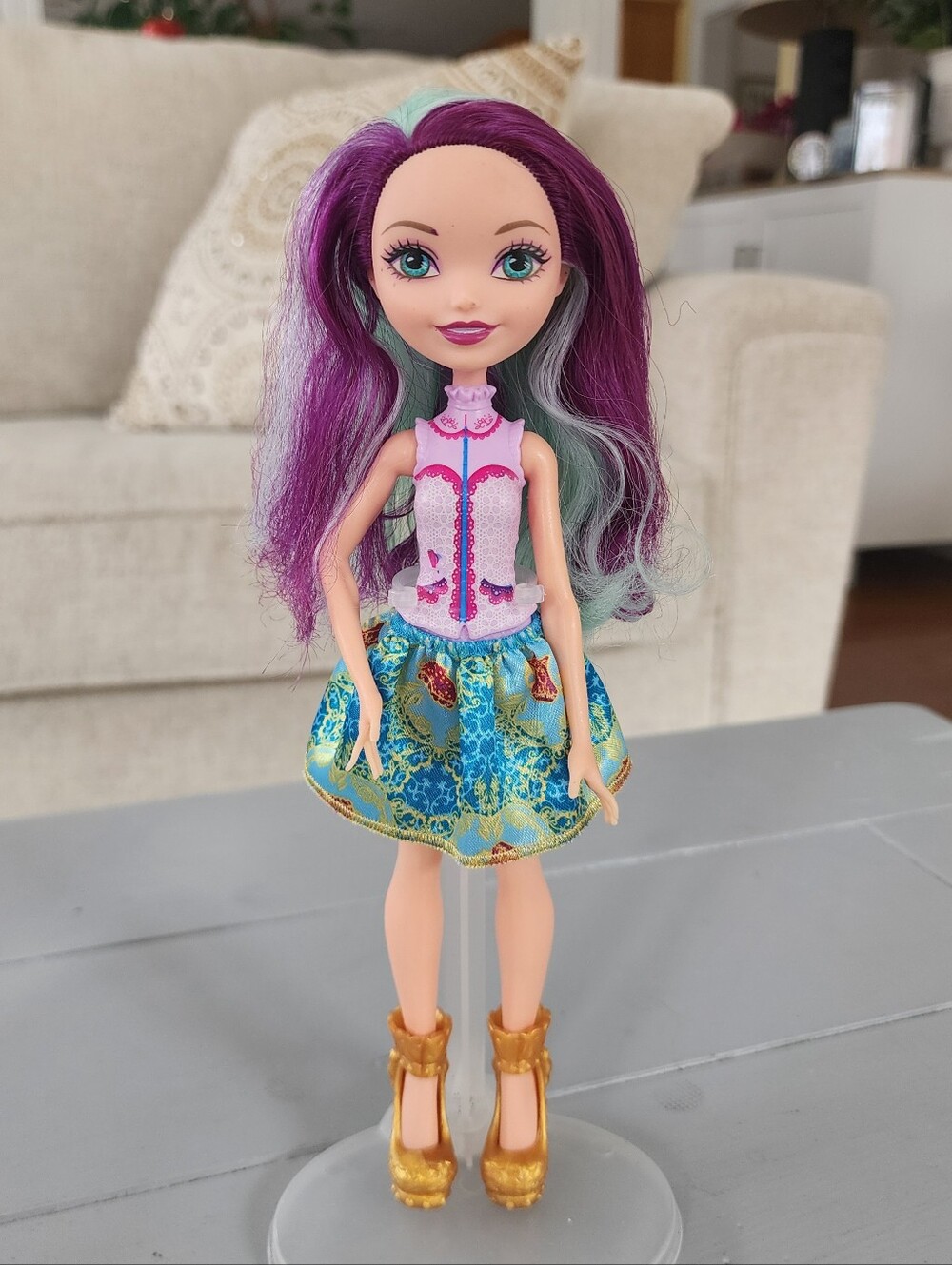 Matte Ever After High Madeline Hatter Tea Party Budget Doll RARE